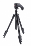 Штатив Manfrotto MKCOMPACTACN-BK Compact Action + голова (черный)