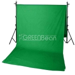 Фон тканевый зеленый хромакей GreenBean Field 300 х 700 Green